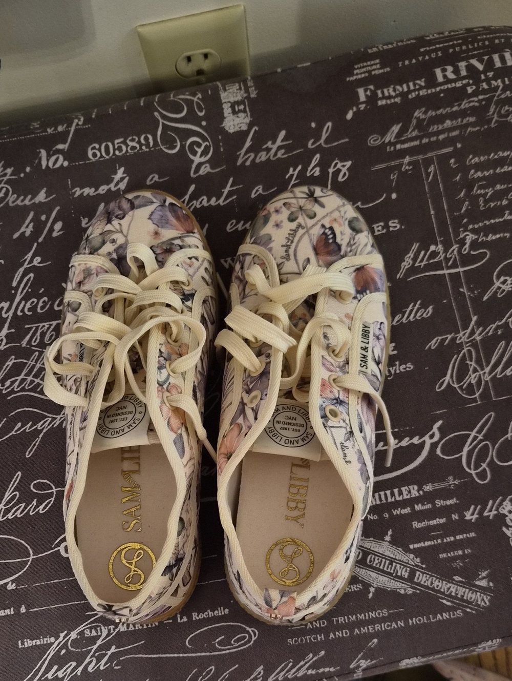 Floral Print Sneakers